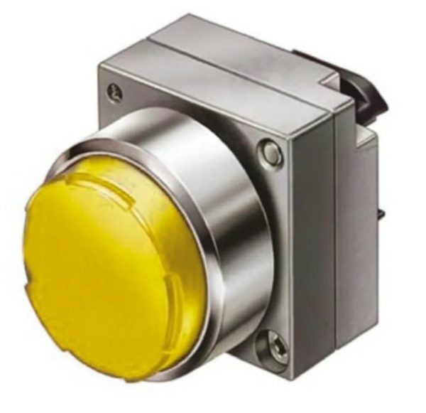 Pulsador luminoso rasante completo c/LED  metalico  IP67  23