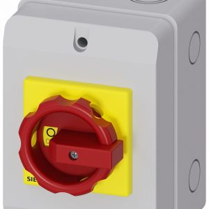 Seccionador Corte EMERGENCIA en Caja Plastica IP65  In:25A