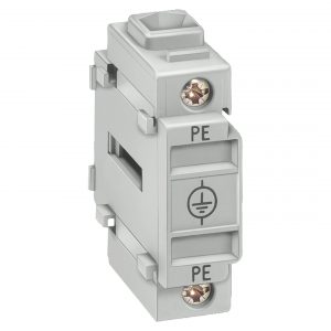 Borne neutro/tierra p/3LD2 fijacion directa sobre puerta o p