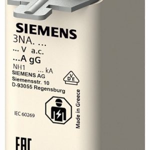 Fusible NH  500VCA  120kA  In:125A  curva gG  T1