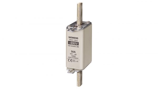 Fusible NH  500VCA  120kA  In:160A  curva gG  T1