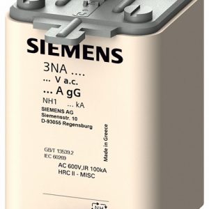 Fusible NH  500VCA  120kA  In:250A  curva gG  T1