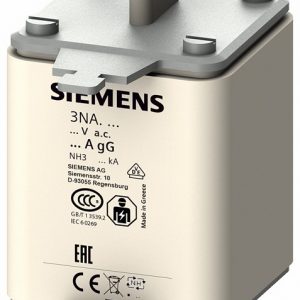 Fusible NH  500VCA  120kA  In:400A  curva gG  T3