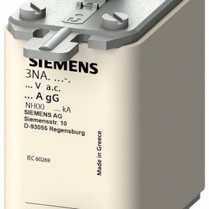 Fusible NH  500VCA  120kA  In:125A  curva gG  T00