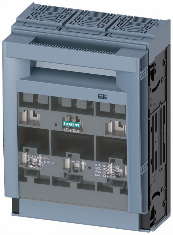 Seccionador bajo carga  tapa rebatible  In:400A  3-polos p/N