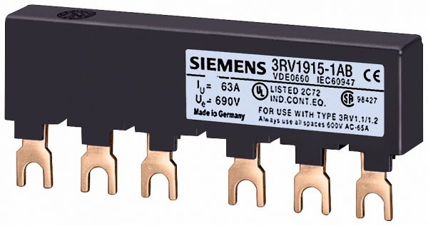 Barras colectoras 45mm para 2 guardamotores p/S00 a S0