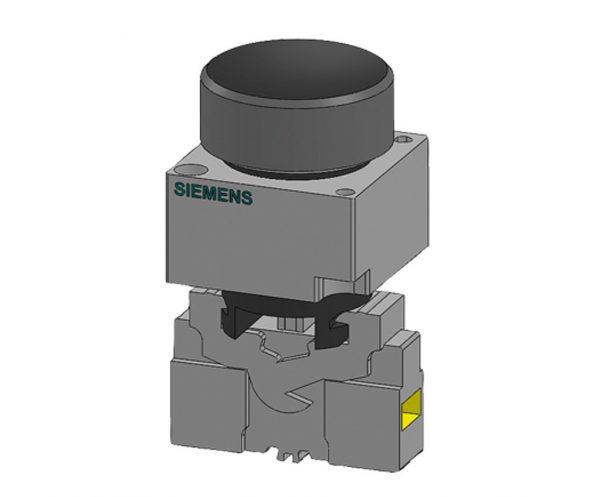 Pulsador luminoso rasante completo c/LED  plastico  IP66  23