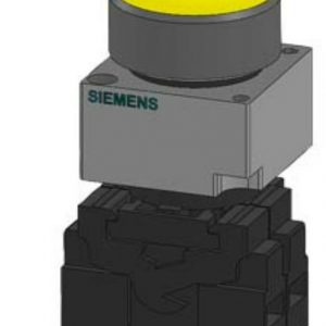Pulsador luminoso rasante completo c/LED  metalico  IP67  24