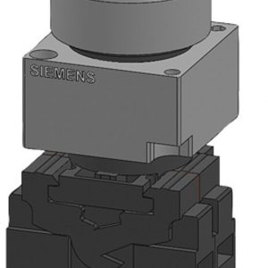 Pulsador luminoso rasante completo c/LED  metalico  IP67  24