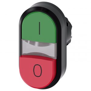 Botonera Doble Saliente Iluminable SIRIUS ACT  Plastico (sin