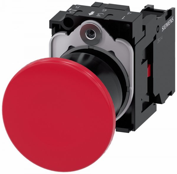 Pulsador Hongo ?40mm SIRIUS ACT  Plastico Completo  1NC  IP6