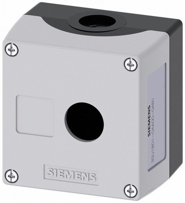 Caja plastica vacia SIRIUS ACT  Gris para 1 elemento