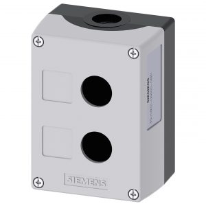Caja plastica vacia SIRIUS ACT  Gris para 2 elementos
