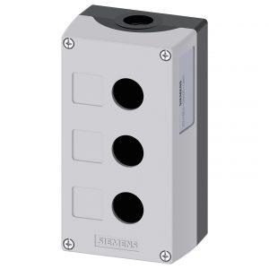 Caja plastica vacia SIRIUS ACT  Gris para 3 elementos