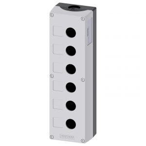 Caja plastica vacia SIRIUS ACT  Gris para 6 elementos