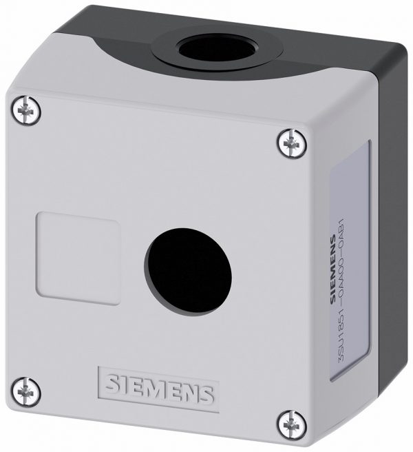 Caja Metalica vacia SIRIUS ACT  Gris para 1 elemento