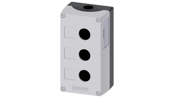 Caja Metalica vacia SIRIUS ACT  Gris para 3 elementos