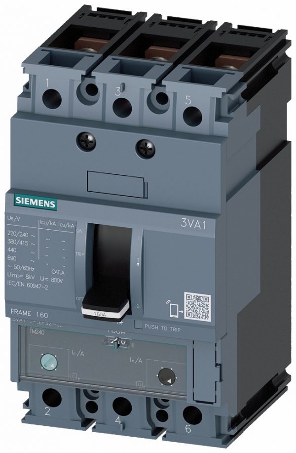 Int. Compacto  TM240 ATAM  In:160A  3-polos  Icu:55kA  Ir:11
