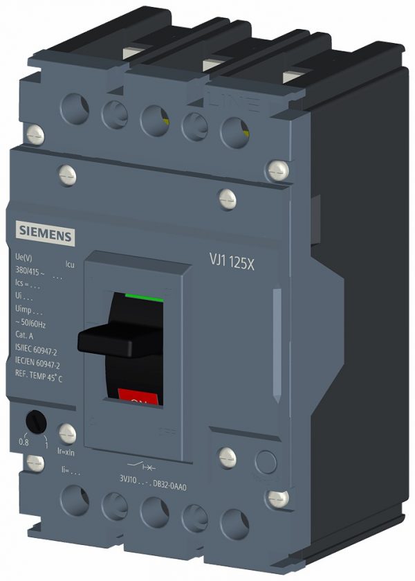 Int. Compacto  TM220 ATFM  In:100A  3-polos  Icu:18kA  Ir: 8