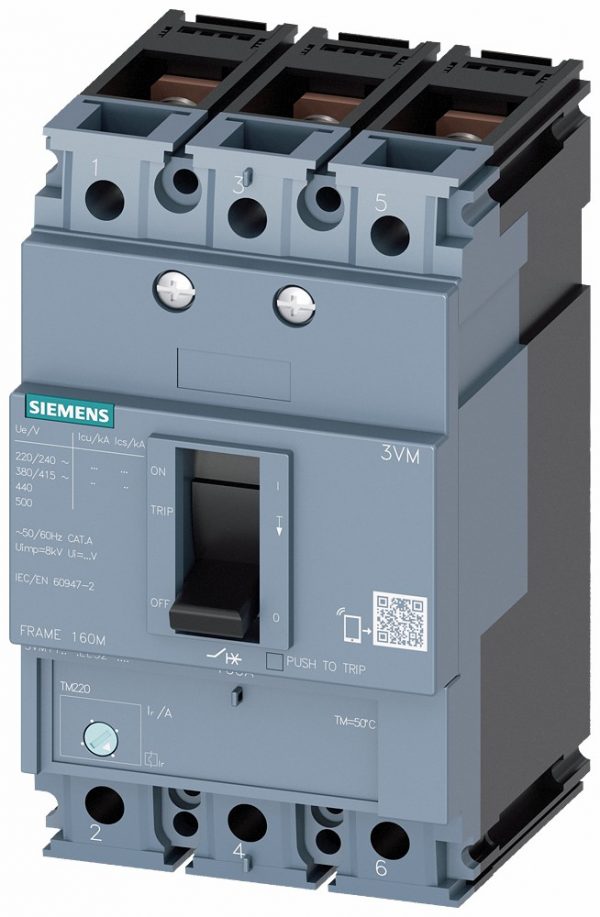 Int. Compacto  TM220 ATFM  In:80A  3-polos  Icu:25kA  Ir:56-