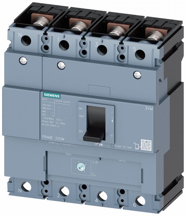Int. Compacto  TM220 ATFM  In:200A  4-polos  Icu:36kA  Ir:14
