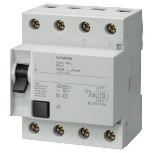 Interruptor Diferencial  In:125A  I?n:300mA  Tipo AC  4-polo