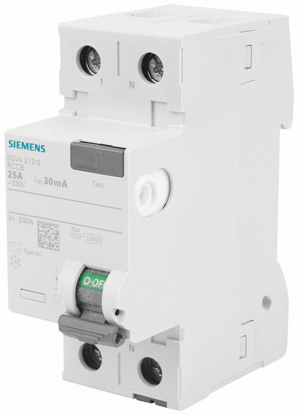 Interruptor Diferencial  In:25A  I?n:30mA  Tipo AC  2-polos