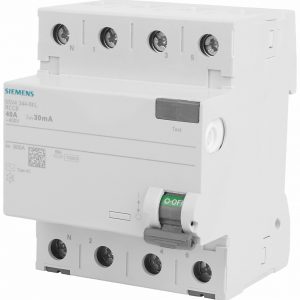 Interruptor Diferencial  In:40A  I?n:30mA  Tipo AC  4-polos