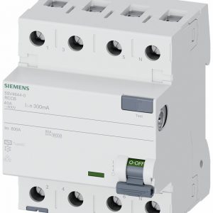 Interruptor Diferencial  In:40A  I?n:300mA  Tipo AC  4-polos