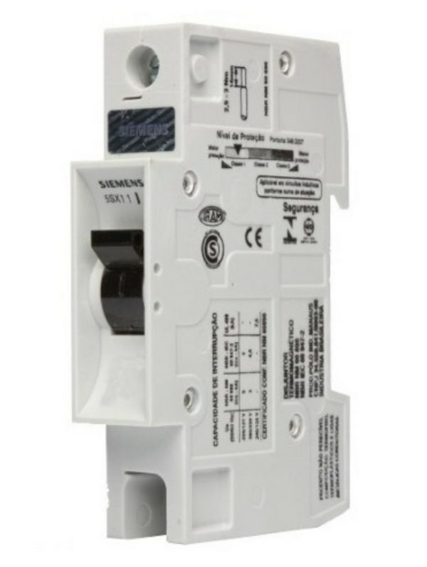 Interruptor Termomagnetico (PIA)  In:6A  Icn:3kA  Curva C  1