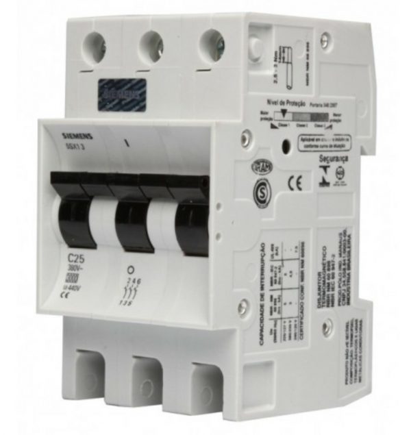 Interruptor Termomagnetico (PIA)  In:20A  Icn:3kA  Curva C