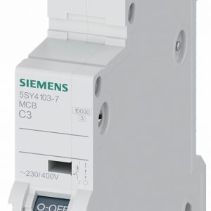 Automatico magnetotermico 230/400V 10kA  1 polos  C  3A  T=7