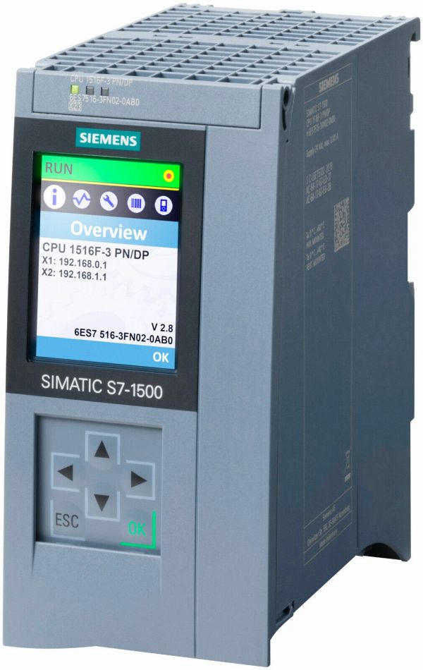 SIMATIC S7-1500F  CPU 1515F-2 PN  modulo central con memoria