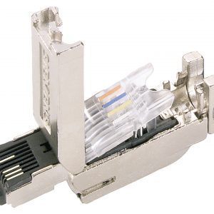 IE FC RJ45 PLUG 180 2X2  CONECTOR RJ45 (10/100MBIT/S) C/ CAJ