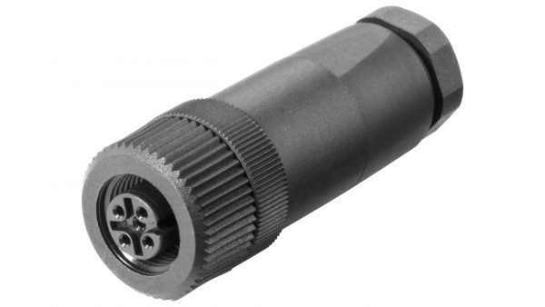 IE Power M12 Cable Connector PRO  conector hembra para conex
