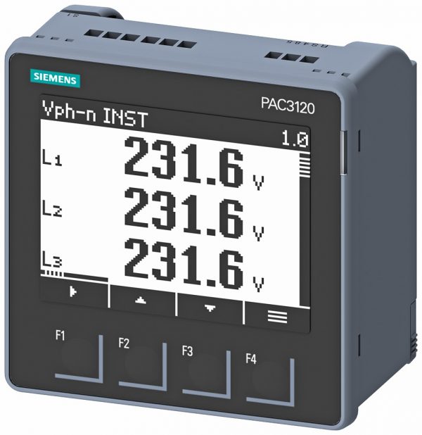 SENTRON PAC3120 LCD 96 ? 96 mm Dispositivo de vigilancia ele