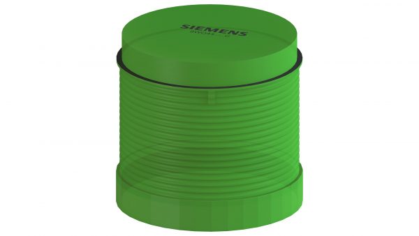 Baliza de columna con LED  luz permanente  VERDE  24VCA/CC